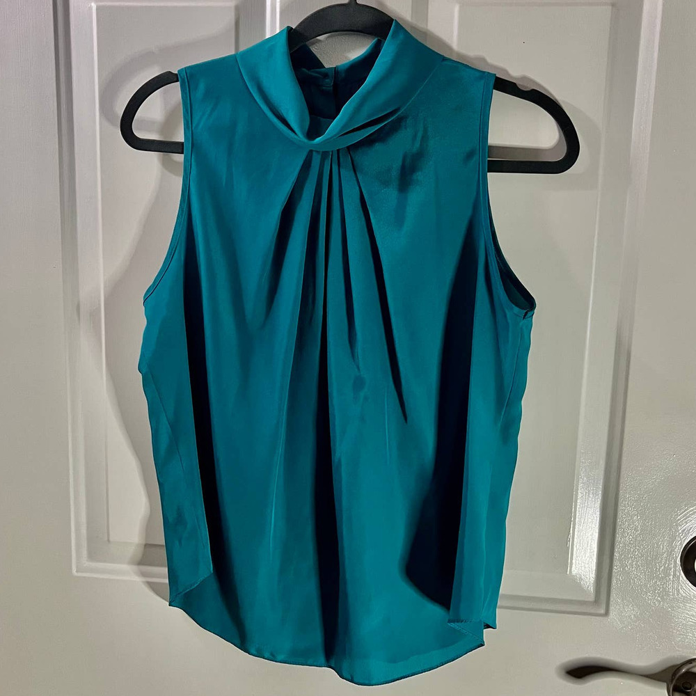 Vintage Sonya Ratay for San Andre SZ 12 Sleeveless Blouse Gathered Front